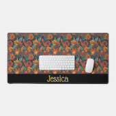 Gepersonaliseerde Floral Desk Mat (Keyboard & Muis)