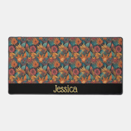 Gepersonaliseerde Floral Desk Mat