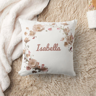 Gepersonaliseerde Floral Elegance Sierkussen