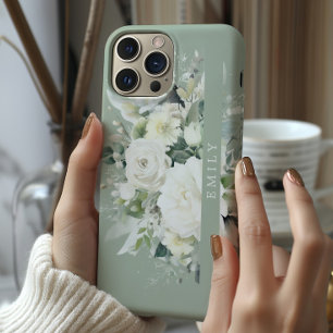 Gepersonaliseerde Floral Hoesje-Mate iPhone 15 Pro Max Hoesje
