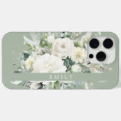 Gepersonaliseerde Floral Hoesje-Mate Case-Mate iPhone Case (Achterkant (horizontaal))