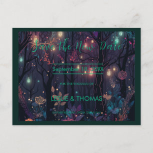 Gepersonaliseerde Floral Spray Fantasy Art Briefkaart