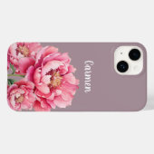 Gepersonaliseerde Floral telefoonhoes, aangepaste Case-Mate iPhone Case (Achterkant (horizontaal))