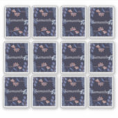 Gepersonaliseerde Floral Vinyl Stickers (Voorkant)