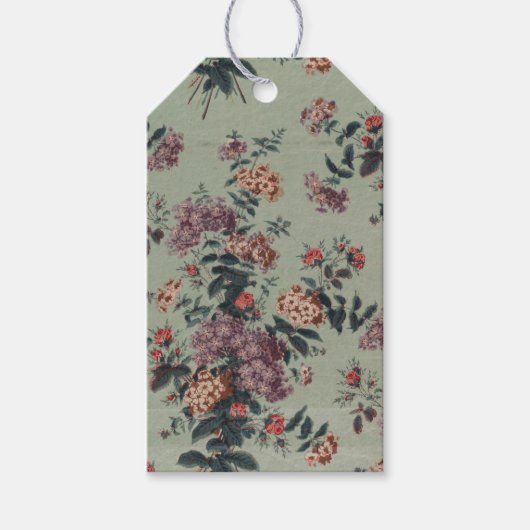 Gepersonaliseerde  Floral William Morris Cadeaulabel (Voorkant)
