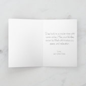 Gepersonaliseerde  Florida Beach Holiday Kaart (Binnen)