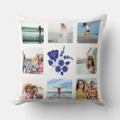 Gepersonaliseerde Folk Pattern Sierkussen (Voorkant)