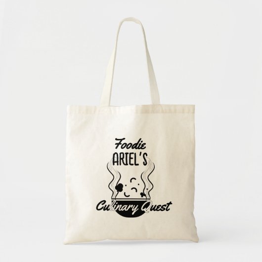 Gepersonaliseerde Foodie Culinaire Quest Chef Cook Tote Bag (Voorkant)