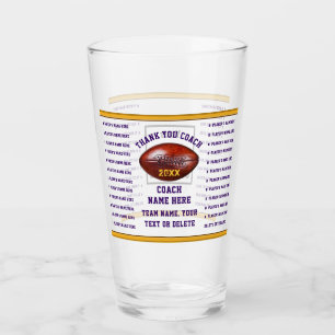 Gepersonaliseerde Football Coach Gifts, LOGO of Ve Glas
