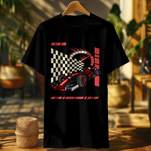 gepersonaliseerde Formula Racing Car geschenken ki T-shirt