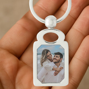 Gepersonaliseerde foto Aangepast Afbeelding Unieke Sleutelhanger