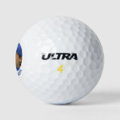 Gepersonaliseerde foto aangepaste tekst opa golfballen (Logo)