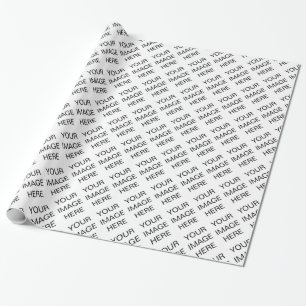 Gepersonaliseerde foto Aangepaste verpakking Paper Cadeaupapier