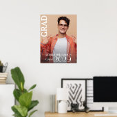 Gepersonaliseerde foto Afstuderen Poster (Thuiskantoor)