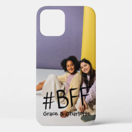 Gepersonaliseerde foto beste vrienden #BFF iPhone 12 Hoesje