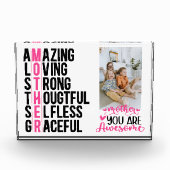 Gepersonaliseerde foto blokcode, Moederdag (Voorkant)