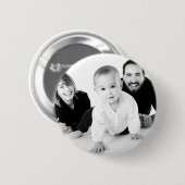 Gepersonaliseerde foto cadeau voor hem Pin Button (Voorkant /achterkant)