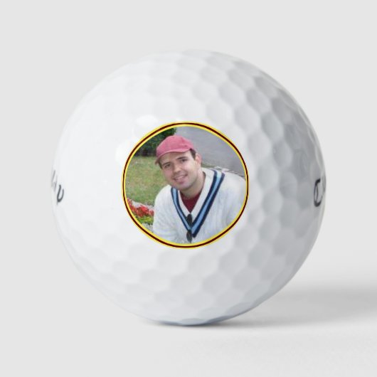 Gepersonaliseerde foto Callaway golfballen (Voorkant)