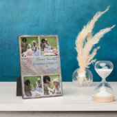 Gepersonaliseerde foto collage plaque - aangepaste fotoplaat (Zijkant)