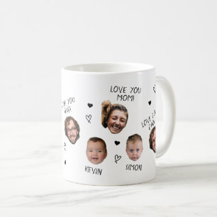 Gepersonaliseerde Foto Cup Custom Family Funny Fac Koffiemok