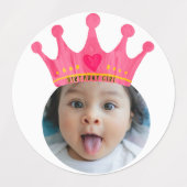GEPERSONALISEERDE foto cupcake toppers stickers pa (Design 2)