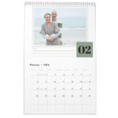 Gepersonaliseerde foto en maandelijkse notities Se Kalender (Feb 2026)