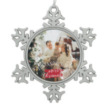 Gepersonaliseerde foto en naam kerst