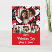 Gepersonaliseerde Foto en Tekst Valentijnsdag Kaart (Voorkant)