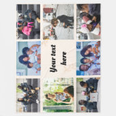 Gepersonaliseerde Foto Fleece Deken - Custom Colla (Voorkant)