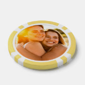 Gepersonaliseerde foto geel genummerd 1000 Value s Poker Chips (Enkel)