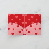 Gepersonaliseerde foto Gelukkige Valentijnsdag Feestdagen Kaart (Binnen)