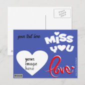 Gepersonaliseerde foto gevangene briefkaart (Voorkant / Achterkant)