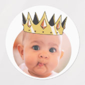 GEPERSONALISEERDE foto gezicht stickers partij pet (Design 2)