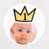 GEPERSONALISEERDE foto gezicht stickers partij pet (Design 1)