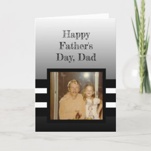 Gepersonaliseerde foto Happy Fathers Day Kaart
