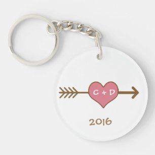 Gepersonaliseerde Foto Hart Sleutelhangers Sjabloo