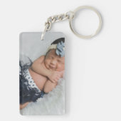 Gepersonaliseerde foto Hartliefde Sleutelhanger (achterkant)