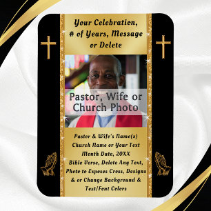 Gepersonaliseerde foto, kerkgunsten, kerkmagneten magneet