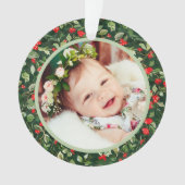Gepersonaliseerde Foto Kerst Ornament Gift (voorkant)