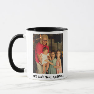 Gepersonaliseerde Foto Koffie Mok, Aangepaste Oma Mok