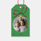 Gepersonaliseerde foto met jaar Custom Keepsake Cadeaulabel (Achterkant)