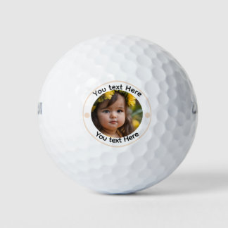 Gepersonaliseerde foto Modern Creëer Sjabloon Golf Golfballen