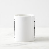 Gepersonaliseerde foto Mok met tekst (Center)