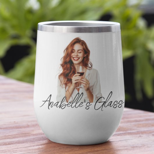 Gepersonaliseerde foto naam Monogram Gift