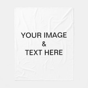 Gepersonaliseerde foto naar wens fleece deken