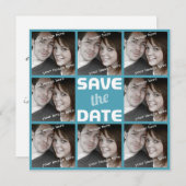 Gepersonaliseerde Foto Octet sparen de Datum Save The Date (Voorkant / Achterkant)