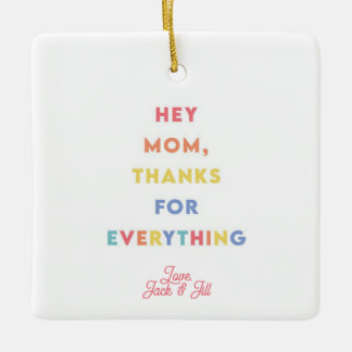 Gepersonaliseerde Foto Ornament Cadeau voor Mama /