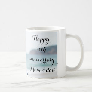 Gepersonaliseerde foto Ouders trouwdag Koffiemok