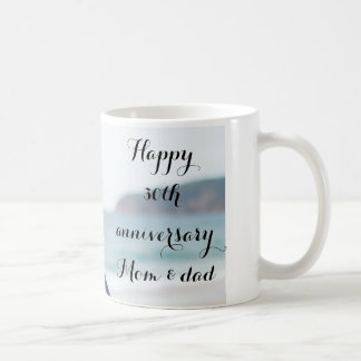 Gepersonaliseerde foto Ouders trouwdag Koffiemok