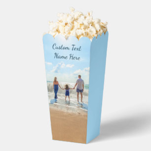 Gepersonaliseerde Foto Popcorn Dozen Aangepaste Te Bedankdoosjes